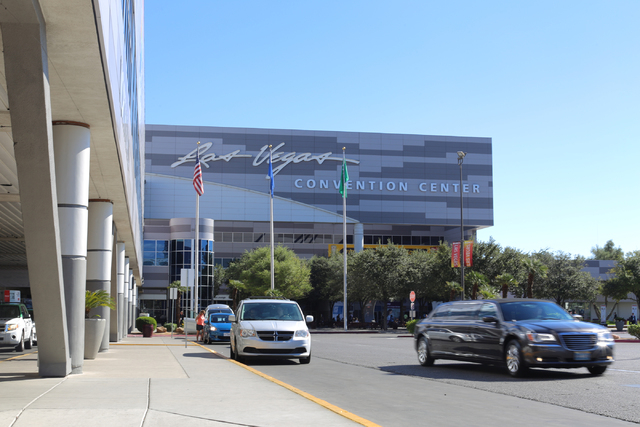 Cars bring expo-goers to the Las Vegas Convention Center on Thursday, Oct. 22, 2015 in Las Vegas. Brett LeBlanc/Las Vegas Review-Journal Follow @bleblancphoto