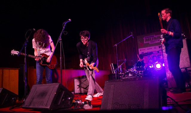 Car Seat Headrest performs at Central Presbyterian Church during the second day of the SXSW music festival in downtown Austin, Texas on Wednesday, March 16, 2016. Chase Stevens/Las Vegas Review-Jo ...