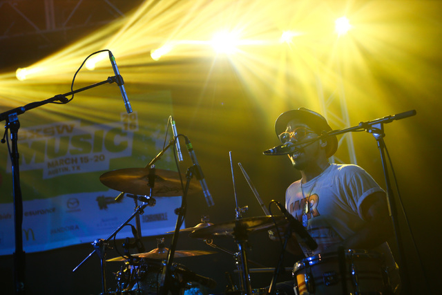 Anderson .Paak performs during the NPR showcase at Stubb's on the second day of the SXSW music festival in downtown Austin, Texas on Wednesday, March 16, 2016. Chase Stevens/Las Vegas Review-Journ ...