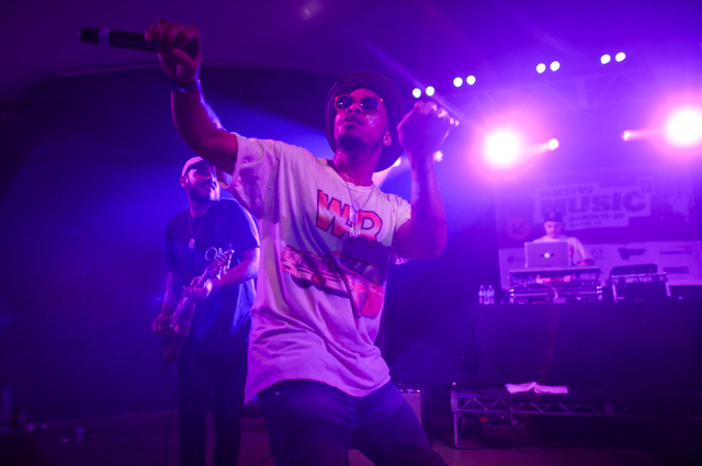 Anderson .Paak performs during the NPR showcase at Stubb's on the second day of the SXSW music festival in downtown Austin, Texas on Wednesday, March 16, 2016. Chase Stevens/Las Vegas Review-Journ ...