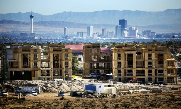 The Constellation apartment complex located on Town Center Drive and Griffith Peak Drive in Downtown Summerlin is seen on Tuesday, Jan. 12, 2016.  (Jeff Scheid/Las Vegas Review-Journal) Follow him ...