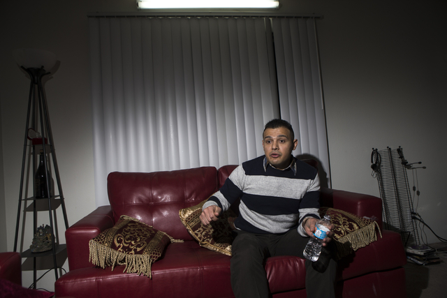 Mohammad Alfalahi speaks about getting his U.S. citizenship application denied during an interview at his home on Tuesday, Jan. 26, 2016, in Las Vegas. Erik Verduzco/Las Vegas Review-Journal Follo ...