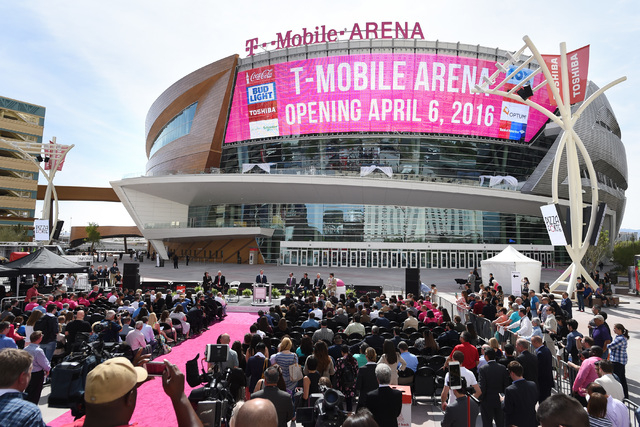 Vegas Golden Knights - For the first time, T-Mobile Arena has our logo at  center ice🙌