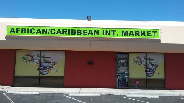The African/Caribbean International Market, 4640 W. Charleston Blvd., offers imported grocery items, clothing and crafts. Ginger Meurer/Special to View