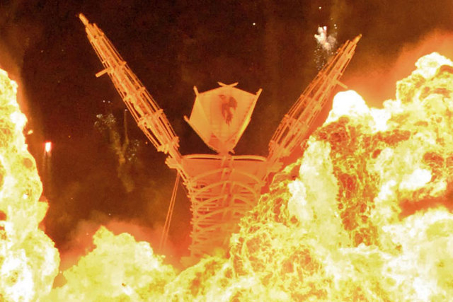 The annual Burning Man festival near Reno. (AP Photo/Reno Gazette-Journal, Andy Barron, file)