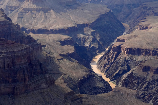 Overall view from the South Rim of the Grand Canyon and the Colorado River near Tusayan, Arizona, Aug. 10, 2012. (Charles Platiau/Reuters)