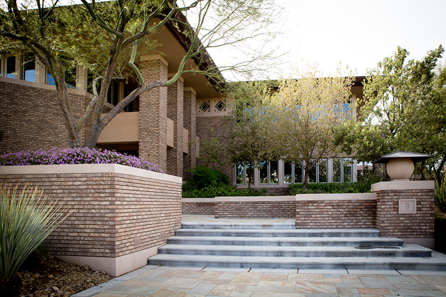 The Frank Lloyd Wright-style home has three-level and measures 9,411 square feet. It's listed for nearly $5 million. (Tonya Harvey/Real Estate Millions)