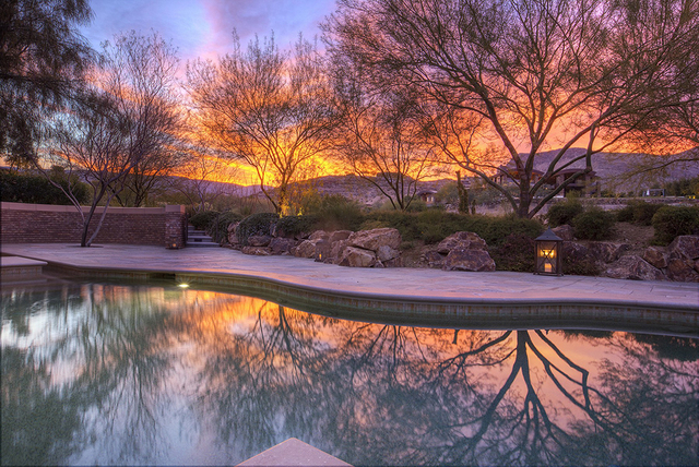 The Ridges home, which is owned by longtime Las Vegan and attorney John Gubler, has views of the Spring Mountains, Strip and golf course. It's listed from nearly $5 million. (Synergy Sotheby's Int ...