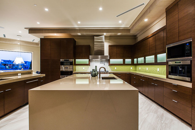 The kitchen is very modern. (Courtesy Shapiro & Sher Group)