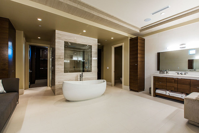 The master bath. (Courtesy Shapiro & Sher Group)