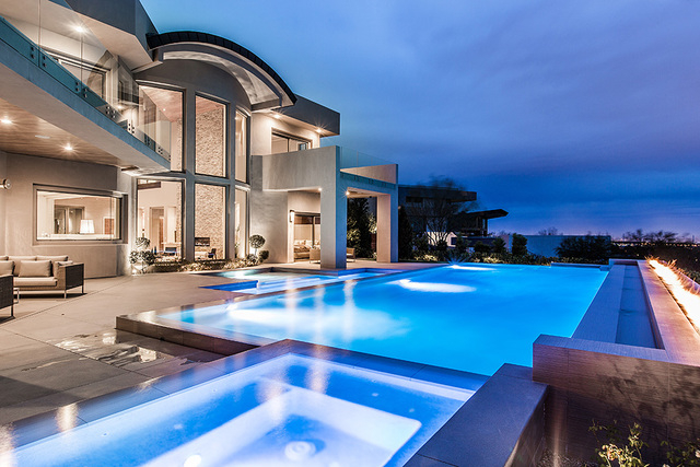 The home features a large pool. (Courtesy Shapiro & Sher Group)