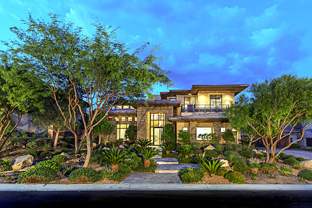 Richard Yukes and Bella DuPrie have listed their home in The Ridges for nearly $4.5 million. (Courtesy Simply Vegas)