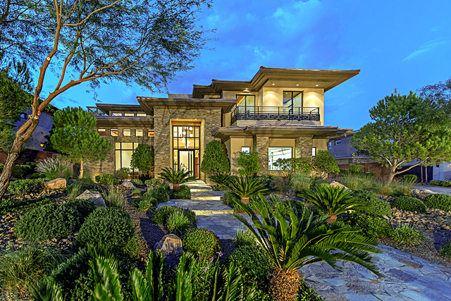 Richard Yukes and Bella DuPrie have listed their home in The Ridges for nearly $4.5 million. (Courtesy Simply Vegas)