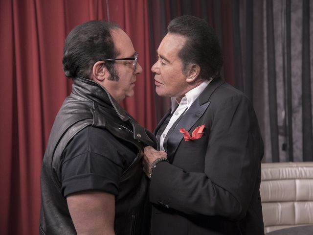 Andrew Dice Clay as himself and Wayne Newton as himself in DICE (Season 1, Episode 3 ). (Kelsey McNeal/SHOWTIME)