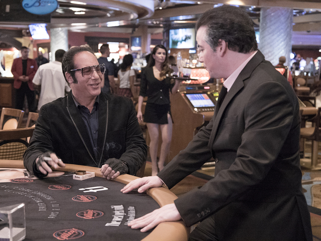 Andrew Dice Clay as himself and Kevin Corrigan as Milkshake in DICE (Season 1, Episode 1). (Kelsey McNeal/SHOWTIME)