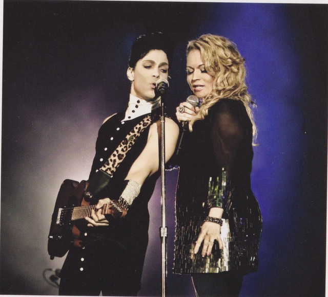 Prince singing with Elisa Fiorillo in 2012. (Justine Walpole/courtesy photo)
