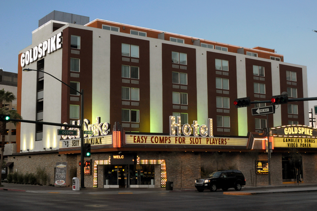 Gold spike Hotel and Casino Downtown Las Vegas 4/6/10. Courtesy Las Vegas News Bureau