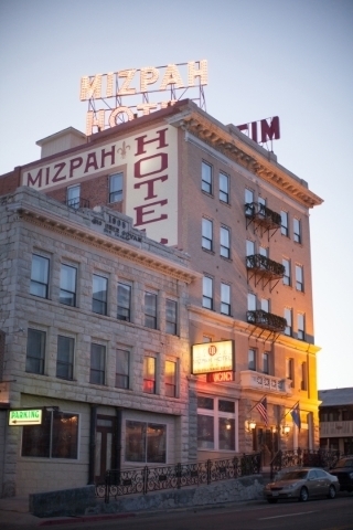 The exterior of the Mizpah Hotel in Tonopah is seen Thursday, Jan. 28, 2016.  Randi Lynn Beach/Las Vegas Review-Journal