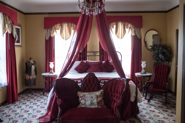 The Lady in Red Suite at the Mizpah Hotel in Tonopah is seen Thursday, Jan. 28, 2016. Randi Lynn Beach/Las Vegas Review-Journal