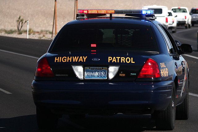 A Nevada Highway Patrol car. (Justin Yurkanin/Las Vegas Review-Journal)
