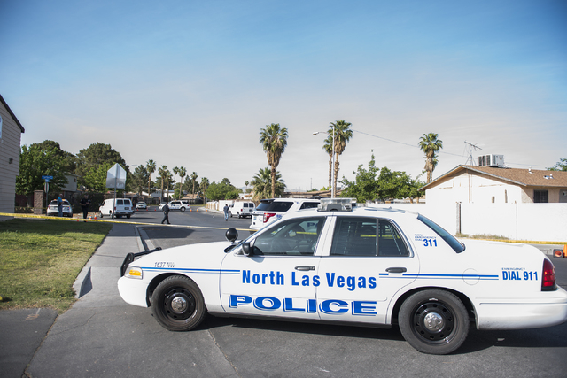 A North Las Vegas Police Department patrol car. (Martin S. Fuentes/Las Vegas Review-Journal)
