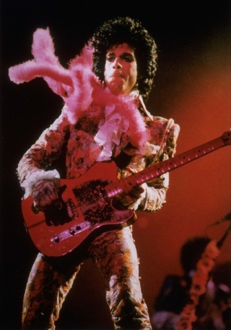 FILE - In this Jan. 11, 1985 file photo, Prince performs before a sold-out audience, in Houston. Prince's publicist has confirmed that Prince died at his his home in Minnesota, Thursday, April 21, ...