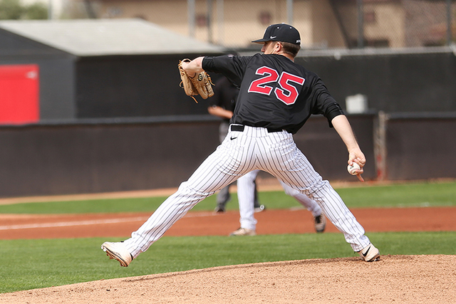 Senior starting pitcher Kenny Oakley has been a bright spot for the Rebels during a down season. (Courtesy, UNLV)