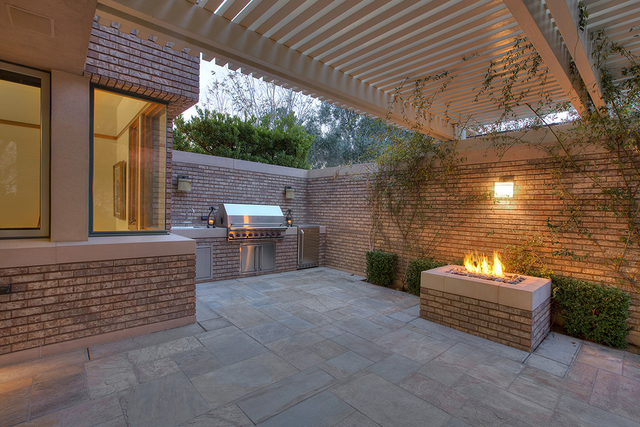 The outdoor kitchen. (Synergy Sotheby's International Realty)