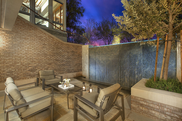 An outdoor patio and lounge. (Synergy Sotheby's International Realty)