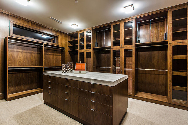 His closet. (Courtesy Shapiro & Sher Group)