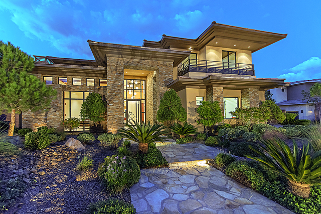 Richard Yukes and Bella DuPrie have listed their home in The Ridges for nearly $4.5 million. (Courtesy Simply Vegas)
