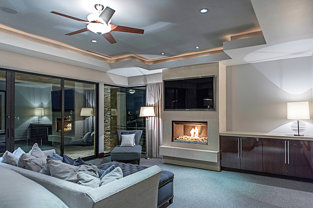 The master suite. (Courtesy Simply Vegas)
