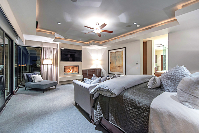 The master bedroom. (Courtesy Simply Vegas)