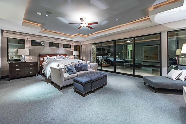 The master suite has its own balcony. (Courtesy Simply Vegas)
