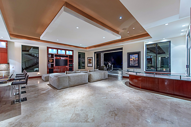 The living room. (Courtesy Simply Vegas)