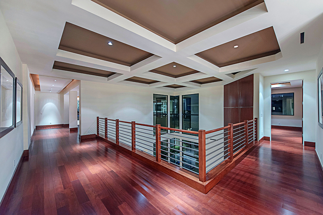 The home's upstairs landing. (Courtesy Simply Vegas)
