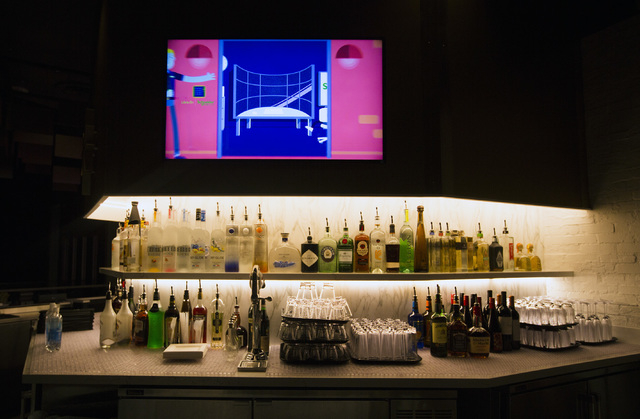 The Stella Artois bar inside Hyde Lounge at T-Mobile Arena is seen on Wednesday, April 6, 2016. Jeff Scheid/Las Vegas Review-Journal Follow @jlscheid
