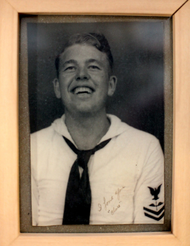 Clarendon Hetrick is seen as a young sailor. Hetrick was a World War II veteran who was serving on the USS Arizona when Pearl Harbor was attacked in 1941. Hetrick died on Monday, April 18, 2016. ( ...
