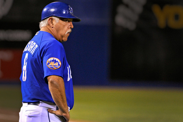 Wally Backman is the manager of the Las Vegas 51s. The team is in the Pacific Coast League Conference Championship. (David Becker/Las Vegas Review-Journal file)