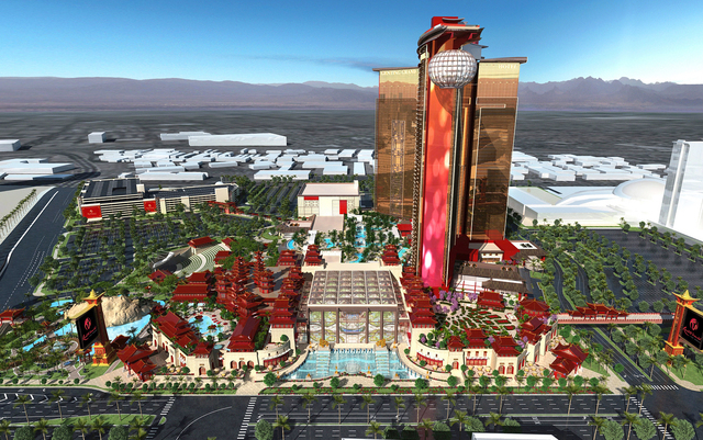 Genting Group, developers of Resorts World Las Vegas on the Las Vegas Strip, issued new renderings of the 3,000-room property on Wednesday, May 4, 2016. (Courtesy, Genting Group)