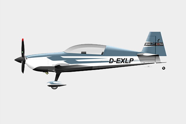 An EXTRA 300 LP plane similar to the one that crashed. Aviation officials said the plane was an EXTRA 300 but did not specify the sub-model. (The Extra website)