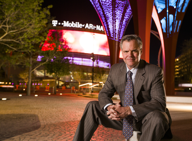MGM Resorts International Chairman and CEO Jim Murren sits for a photo at The Park near T-Mobile Arena on Wednesday, March 23, 2016. Jeff Scheid/Las Vegas Review-Journal Follow @jlscheid