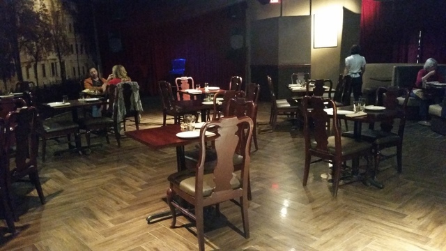 The dining room is shown at Cafe Mayakovsky, 1775 E. Tropicana Ave., Suite 30. Lisa Valentine/View