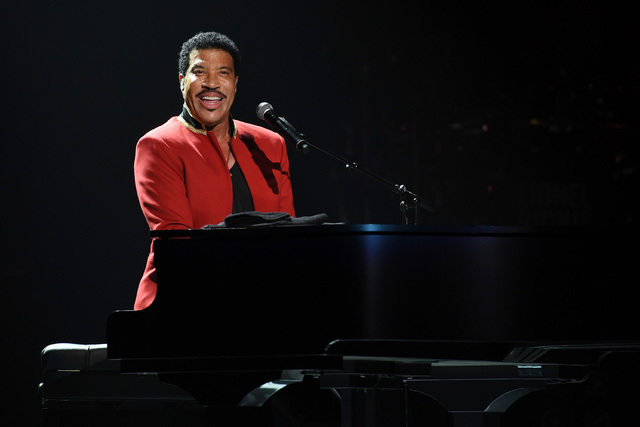 Lionel Richie during the opening night of his Planet Hollywood showcase. (Denise Truscello)