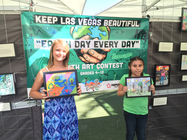City of Las Vegas’ Keep Las Vegas Beautiful program, held in conjunction with the Clark County School District School-Community Partnership Program, Star Nursery and Republic Services of Souther ...