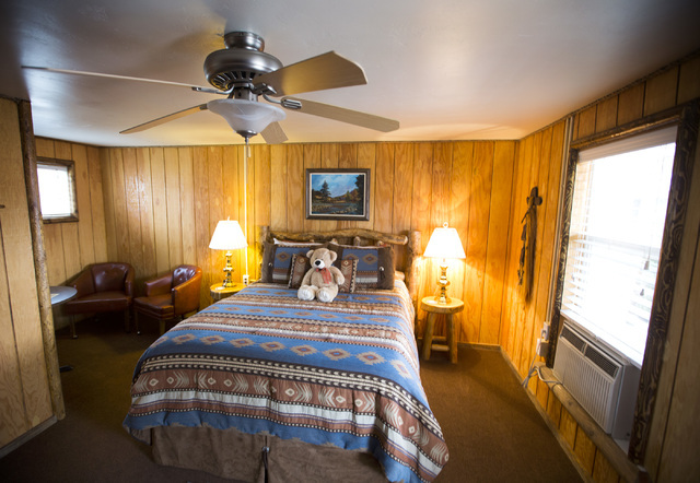 An interior view of a room at Cowboy Country Inn is seen on Saturday, April 16, 2016 in Escalante, Utah. Jeff Scheid/Las Vegas Review-Journal Follow @jlscheid