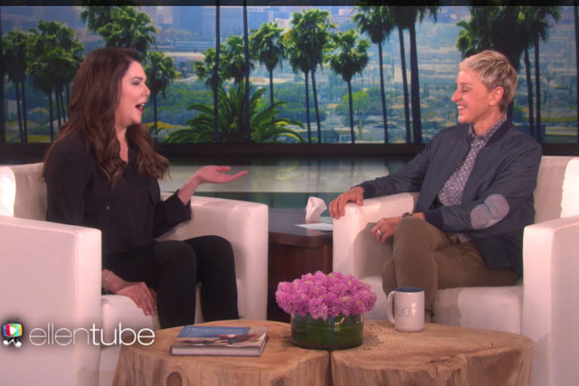Lauren Graham announced the reboot's name during a surprise visit to "The Ellen DeGeneres Show" airing Friday. (The Ellen DeGeneres Show/Variety)