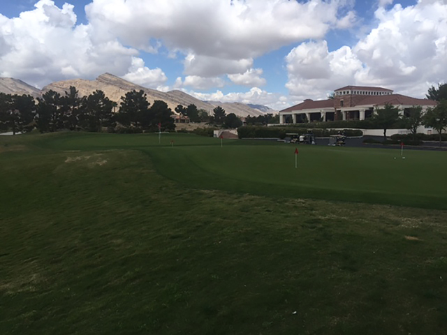 The practice area at Highland Falls Golf Club, 10201 Sun City Blvd., is seen in this undated photo. Special to View