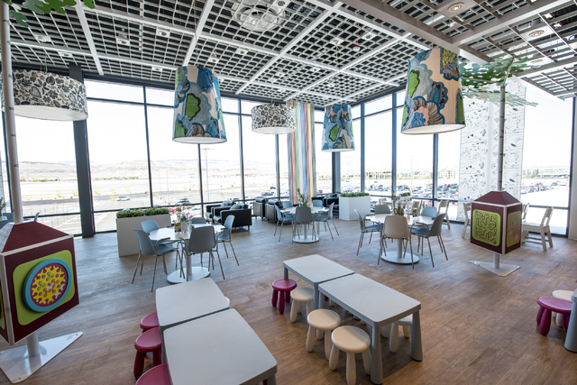 The restaurant area of IKEA is shown on Wednesday, May 11, 2016. The new IKEA located near Durango and 215 opens on May 18th. Joshua Dahl/Las Vegas Review-Journal