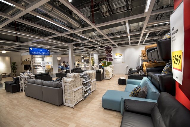 The showroom area of IKEA is shown on Wednesday, May 11, 2016. The new IKEA located near Durango and 215 opens on May 18th. Joshua Dahl/Las Vegas Review-Journal